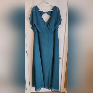 Azazie Teal Dress